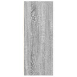 Berkfield Home Decorative Bookcase Grey Sonoma 40x30x77 cm Engineered Wood - Size: 40 x 30 x 77 cm - thumbnail 6