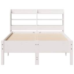 Berkfield Home Decorative Bed Frame without Mattress White 90x190 cm Single Soli - thumbnail 4