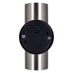 Luceco Outdoor Decorative Up/Down External Wall Light Stainless Steel in Grey - thumbnail 4