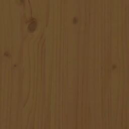 Berkfield Home Bed Headboard Honey Brown 106x4x100 cm Solid Wood Pine - Size: 106 x 4 x 100 cm - thumbnail 5