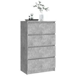 Berkfield Home Sideboard Concrete Grey 60x35x98.5 cm Engineered Wood - thumbnail 4