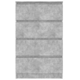 Berkfield Home Sideboard Concrete Grey 60x35x98.5 cm Engineered Wood - thumbnail 6
