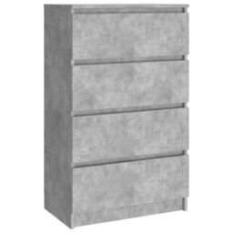 Berkfield Home Sideboard Concrete Grey 60x35x98.5 cm Engineered Wood - thumbnail 2