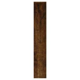 Berkfield Home Shoe Cabinet with Mirror 3-Layer Smoked Oak 63x17x102.5 cm in Brown - thumbnail 5