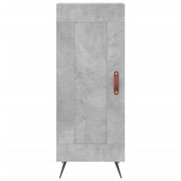 Berkfield Home Highboard Concrete Grey 34.5x34x180 cm Engineered Wood - thumbnail 6