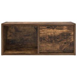 Berkfield Home TV Cabinets 2 pcs Smoked Oak 60x31x25.5 cm Engineered Wood in Brown - thumbnail 7