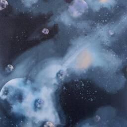 Arthouse Out Of This World Wallpaper in Navy