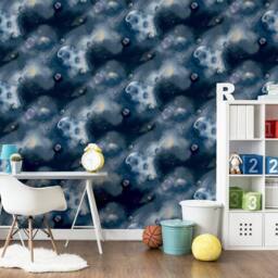 Arthouse Out Of This World Wallpaper in Navy - thumbnail 4