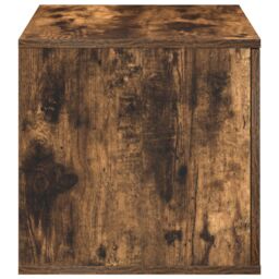 Berkfield Home Storage Cabinet Smoked Oak 127x41x40 cm Engineered Wood in Brown - Size: 127 x 41 x 40 cm - thumbnail 8