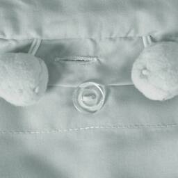 Smart Living Luxury Super Soft Pom Pom Duvet Cover & Pillowcases in Duck Egg Blue - Size: Super King - thumbnail 7