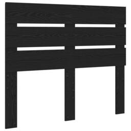 Berkfield Home Bed Frame with Headboard Black 120 x 200 cm Solid Pine Wood - thumbnail 6