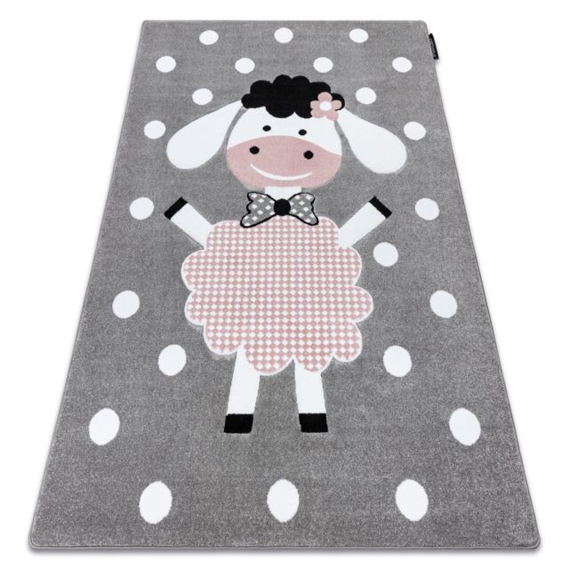 RugsX Petit Rug in Grey - Size: 140 cm x 190 cm - image 1