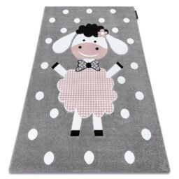 RugsX Petit Rug in Grey - Size: 140 cm x 190 cm - thumbnail 1