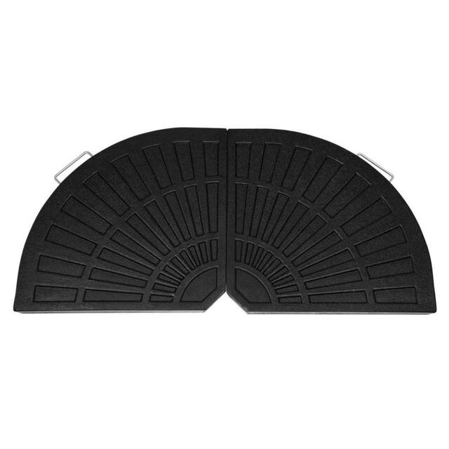 Monstershop Cantilever Parasol Base - Fan x 2 in Black - image 1