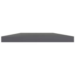 Berkfield Home Bookshelf Boards 4 pcs High Gloss Grey 60x10x1.5 cm Engineered Wood - thumbnail 3