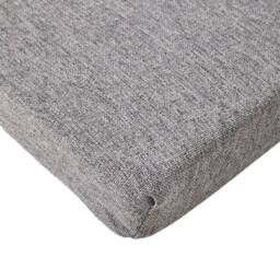 SPETLEK Grey Garden Bench Cushion Patio Swing Chair 2 Seater Seat Pad - thumbnail 3
