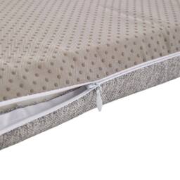 SPETLEK Grey Garden Bench Cushion Patio Swing Chair 2 Seater Seat Pad - thumbnail 4