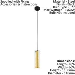 Loops Ceiling Pendant Light & 2x Matching Wall Lights Clear Glass & Gold Shade Lamp - thumbnail 2