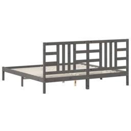 Berkfield Home Beautiful Bed Headboard Black 81x4x100 cm Solid Wood Pine - Size: 81 x 4 x 100 cm - thumbnail 6