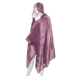 Duncan Stewart Personalised Hooded Sherpa Blanket in Grey - thumbnail 5