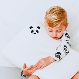 Panda London Panda Memory Foam Bamboo Toddler Pillow in White - thumbnail 5