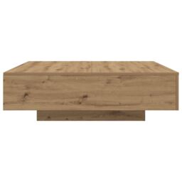 Berkfield Home Coffee Table Artisan oak Engineered wood 100 x 100 x 31 cm in Brown - thumbnail 7