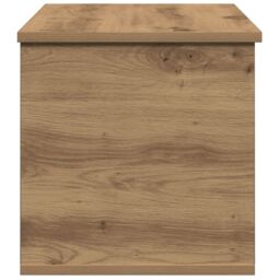 Berkfield Home Storage Box in Artisan Oak - 90x35x35 cm, Made from Engineered Wood in Brown - Size: 90 x 35 x 35 cm - thumbnail 7
