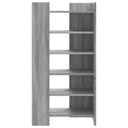Berkfield Home Shoe Cabinet Grey Sonoma 52x37.5x100 cm Engineered Wood - thumbnail 4