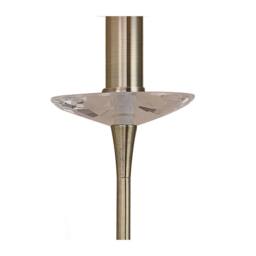 Netlighting Acanto Wall Lamp Switched E14 Brass Amber Cream Shade in Yellow - thumbnail 4