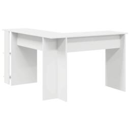 Berkfield Home Corner Desk with Storage White 140x113, 5x75cm - Size: 5x75 cm - thumbnail 7