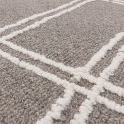 The Rug Shop UK Wool Grey Modern Easy to clean Area Rug - Size: 200 cm x 290 cm - thumbnail 5