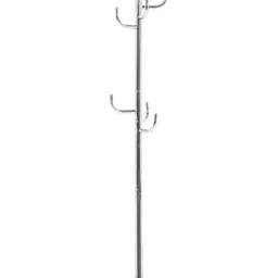 Wyld and Coco Silver Stainless Steel Freestanding Coat Stand W30 x H175cm - thumbnail 2