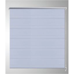 Berkfield Home Zebra Blind 40 x 100 cm White in Blue - thumbnail 4