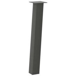 Berkfield Home Coffee Table Legs 4 pcs Anthracite 72 cm Steel in Black - thumbnail 4