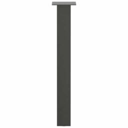 Berkfield Home Coffee Table Legs 4 pcs Anthracite 72 cm Steel in Black - thumbnail 6