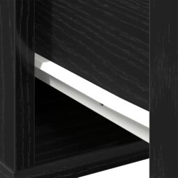 Berkfield Home Coffee Table - Black Oak, 60x60x38 cm, Made of Engineered Wood - Size: 60 x 60 x 38 cm - thumbnail 9