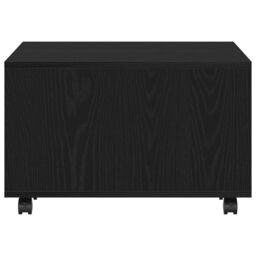 Berkfield Home Coffee Table - Black Oak, 60x60x38 cm, Made of Engineered Wood - Size: 60 x 60 x 38 cm - thumbnail 7