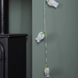 Samuel Alexander 1.8m Battery Powered The Snowman Christmas String Lights with 10 Ice White LEDs - thumbnail 7
