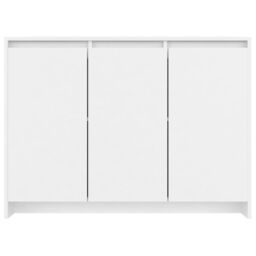Berkfield Home Sideboard White 102x33x75 cm Engineered Wood - Size: 102 x 33 x 75 cm - thumbnail 6