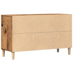 Berkfield Home Sideboard Old Wood 100x36x60 cm Engineered Wood in Brown - Size: 100 x 36 x 60 cm - thumbnail 7