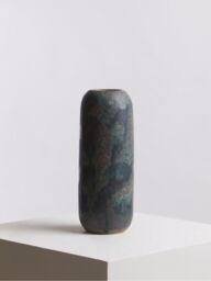 Orsina Green Vase, Boho Chic Decorative Vase, Modern & Contemporary Stoneware Tall Vase, Large Vase Decor for Home - thumbnail 4