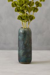 Orsina Green Vase, Boho Chic Decorative Vase, Modern & Contemporary Stoneware Tall Vase, Large Vase Decor for Home - thumbnail 2