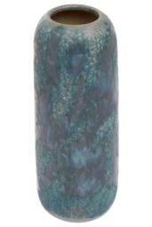 Orsina Green Vase, Boho Chic Decorative Vase, Modern & Contemporary Stoneware Tall Vase, Large Vase Decor for Home - thumbnail 3