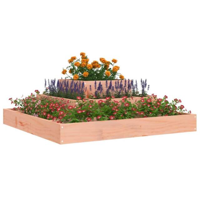 Berkfield Home Planter 80x80x27 cm Solid Wood Douglas in Light Tan - Size: 80 x 80 x 27 cm - image 1