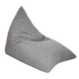 rucomfy Beanbags rucomfy Adults Large Humbug Lounger - Barley Indoor Bean Bag Chair in Light Grey