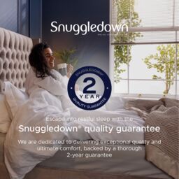 Snuggledown 2 Pack Hotel Medium Support Back Sleeper Pillow in White - thumbnail 9