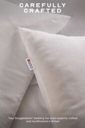 Snuggledown 2 Pack Hotel Medium Support Back Sleeper Pillow in White - thumbnail 5