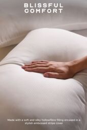 Snuggledown 2 Pack Hotel Medium Support Back Sleeper Pillow in White - thumbnail 2