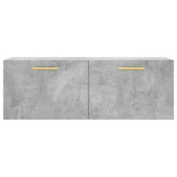 Berkfield Home Wall Cabinet Concrete Grey 100x36.5x35 cm Engineered Wood - thumbnail 5