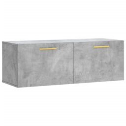 Berkfield Home Wall Cabinet Concrete Grey 100x36.5x35 cm Engineered Wood - thumbnail 2